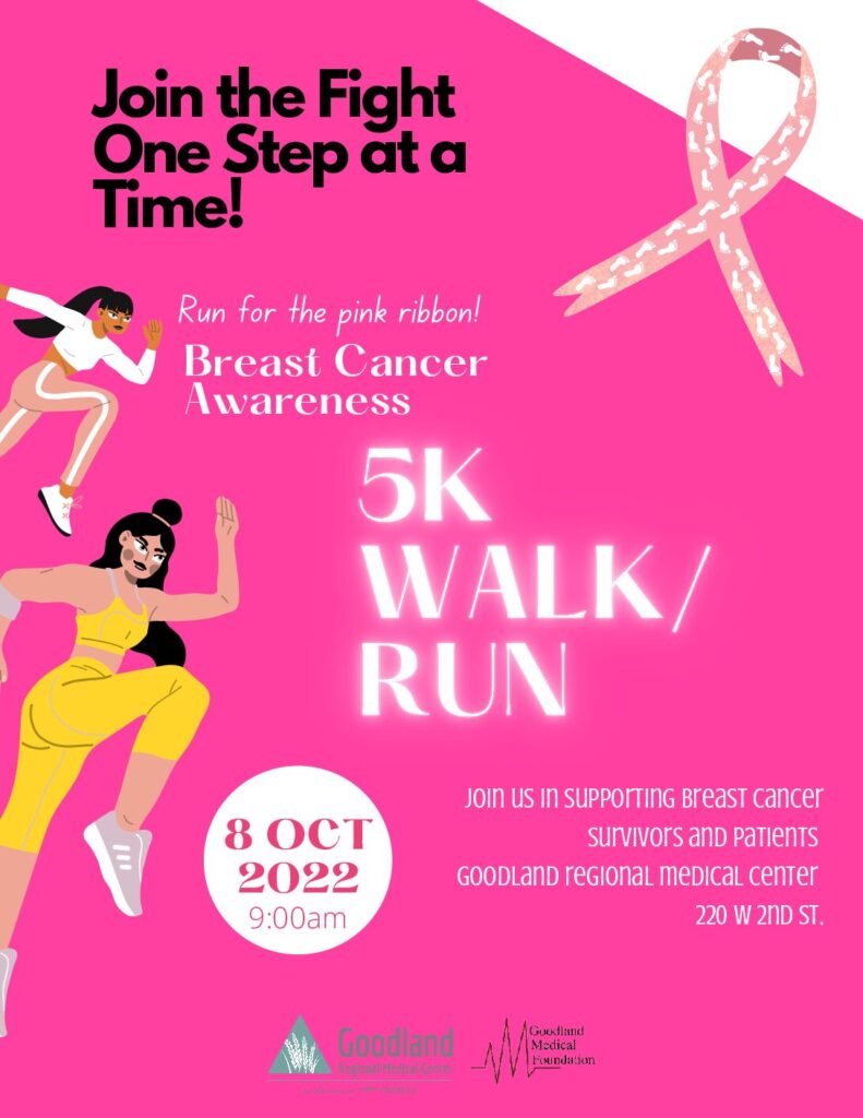 Breast Cancer Awareness 5K Walk/Run Goodland Regional Medical Center